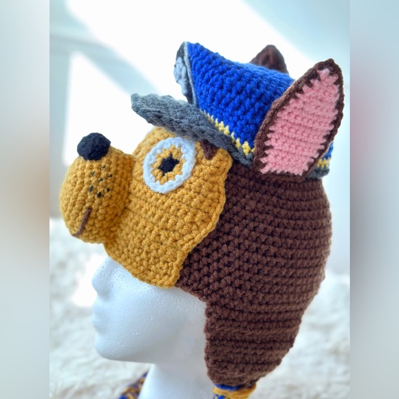 Kids Hat Inspired Paw Patrol *Chase* - Handmade - Brand New - Picture 5 of 10